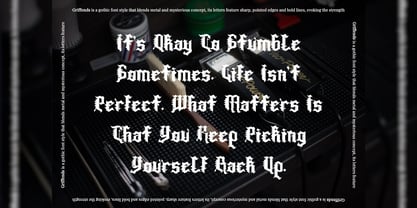 Griffends Font Poster 7