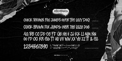 Blind Strokes Font Poster 6