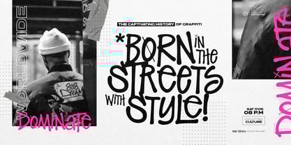 Blind Strokes Font Poster 2