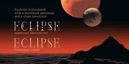 Esoteria Decorative Font Poster 3