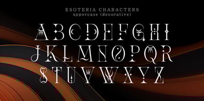 Esoteria Decorative Font Poster 5