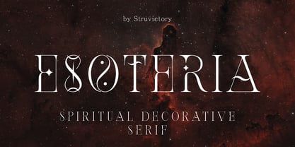Esoteria Decorative Font Poster 1