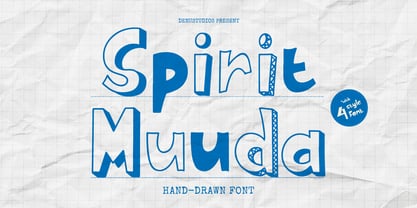 Spirit Muuda Sketch Font Poster 1