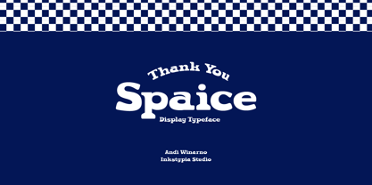 Spaice Font Poster 8