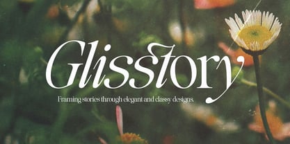 Glisstory Font Poster 12