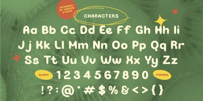 Bloppy Font Poster 2