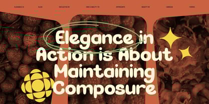 Bloppy Font Poster 5