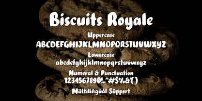 Biscuits Royale Font Poster 15