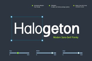 Halogeton Font Poster 1
