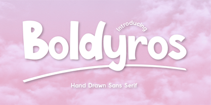 CF Boldyros Font Poster 1