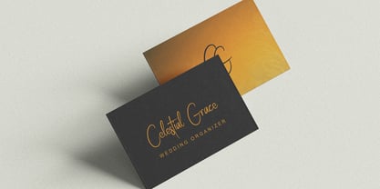 Celsetial Grace Font Poster 5
