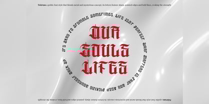 Nokrusa Font Poster 13