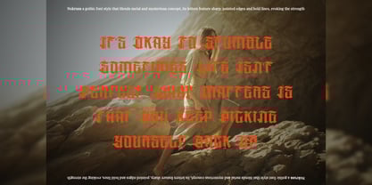 Nokrusa Font Poster 7