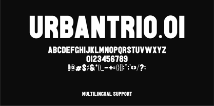 Urbantrio Rebelink Font Poster 8