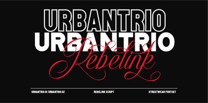 Urbantrio Rebelink Font Poster 1