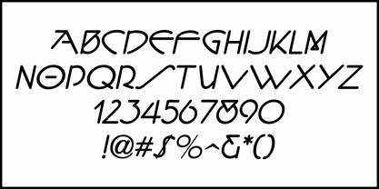 Classic Nouveau JNL Font Poster 5