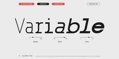 MIT Iculvist Monos Font Poster 7