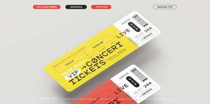 MIT Iculvist Monos Font Poster 11