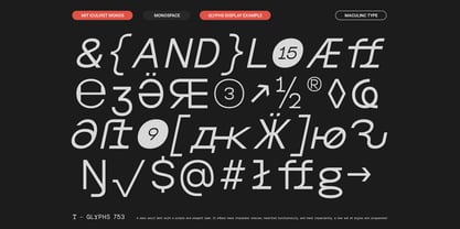 MIT Iculvist Monos Font Poster 5