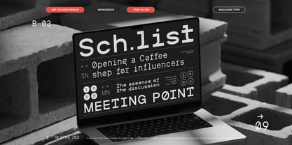 MIT Iculvist Monos Font Poster 4