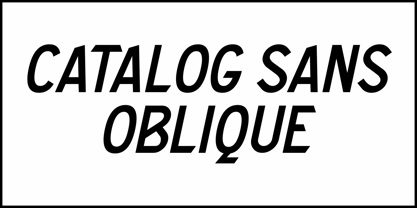 Catalog Sans JNL Font Poster 4