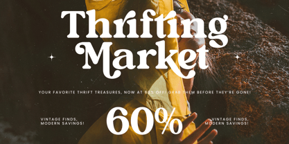 Bright Rustic Font Poster 5