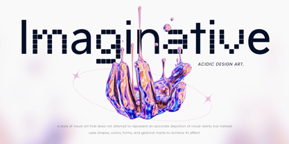 Pixely Font Poster 3