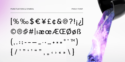 Pixely Font Poster 9