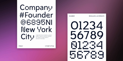 Pixely Font Poster 8