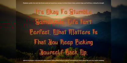 Frasteux Font Poster 7