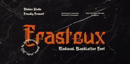 Frasteux Font Poster 1