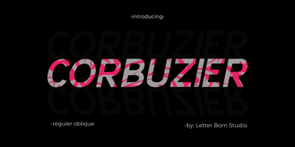 Corbuzier Font Poster 1