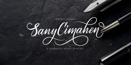 Sany Cimahen Font Poster 1