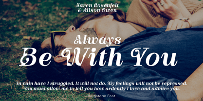 Bergstorm Font Poster 5