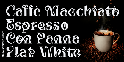 Bergstorm Font Poster 9