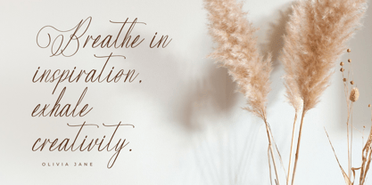 Savanah Glamour Font Poster 2