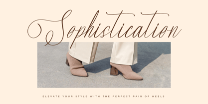 Savanah Glamour Font Poster 3