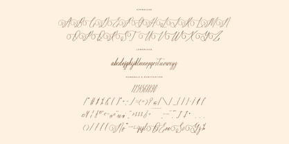 Savanah Glamour Font Poster 7