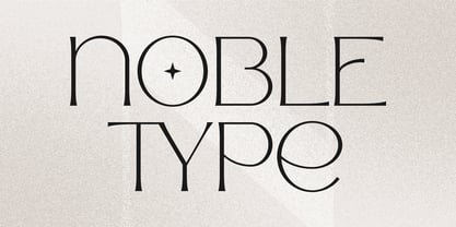 Noble Type Font Poster 1