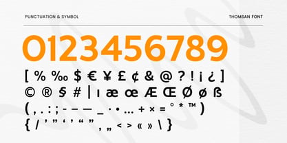 Thomsan Font Poster 12