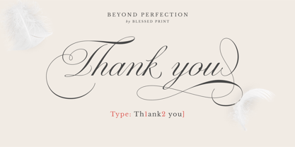 Beyong Perfection Font Poster 15