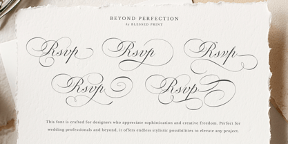 Beyong Perfection Font Poster 10