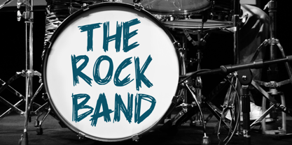 Rock Scrawl Font Poster 3