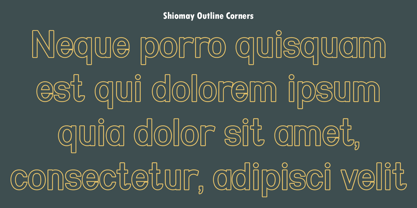 Shiomay Font Poster 7