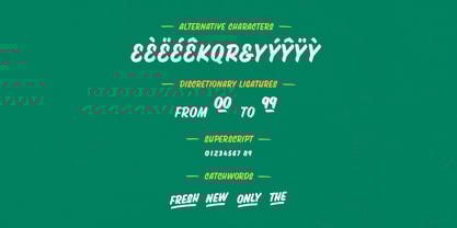 Broccolini Font Poster 3