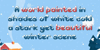 Icy Bubbles Font Poster 6