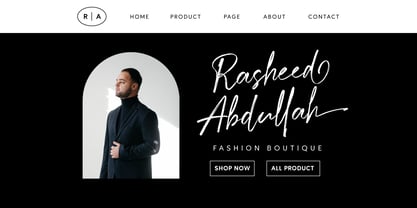 Astonilla Font Poster 4