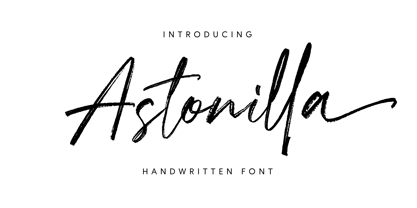 Astonilla Font Poster 1