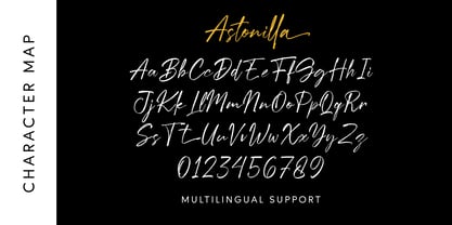 Astonilla Font Poster 8