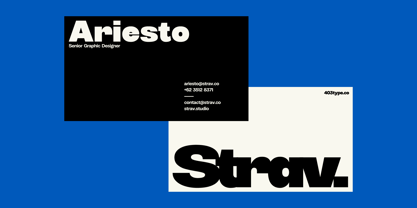 403 Glach Font Poster 14